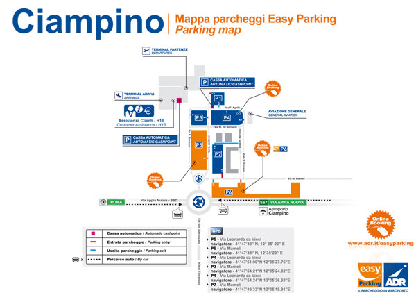 Mappa semplificata ciampino