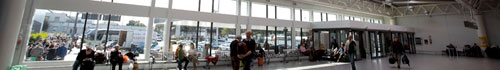 Panormanica passeggeri in aeroporto - Partenze