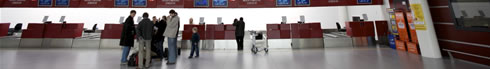 Passeggeri in aeroporto