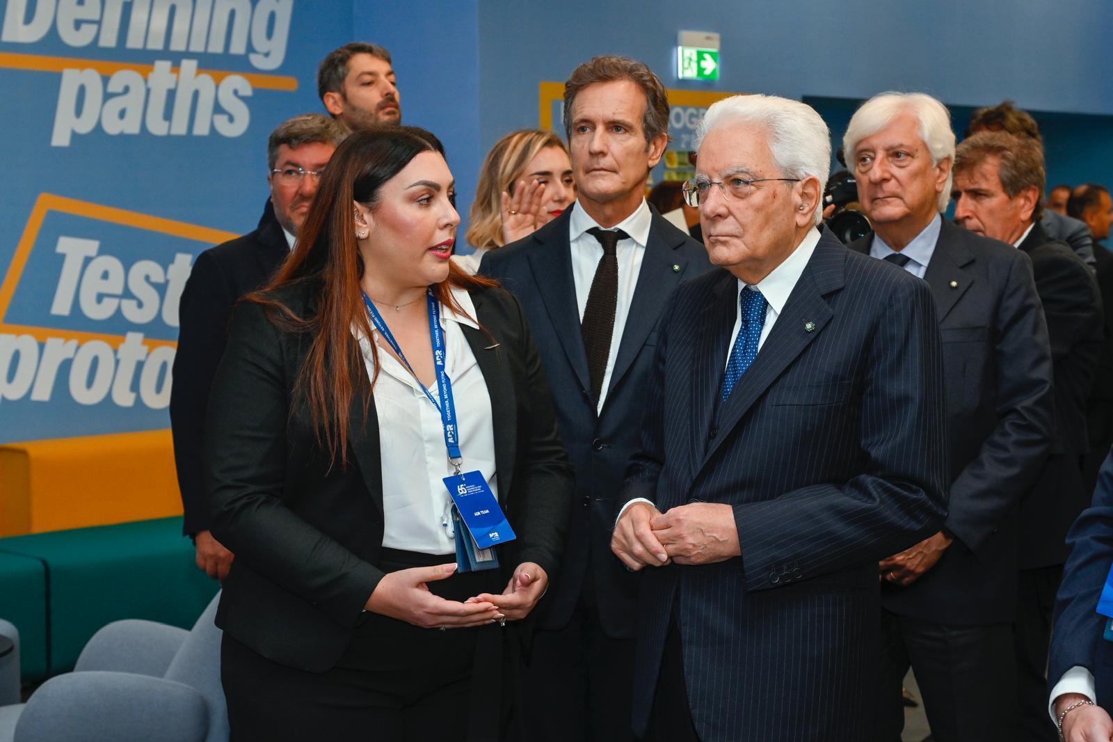 Sergio Mattarella visits the Innovation Hub -2025
