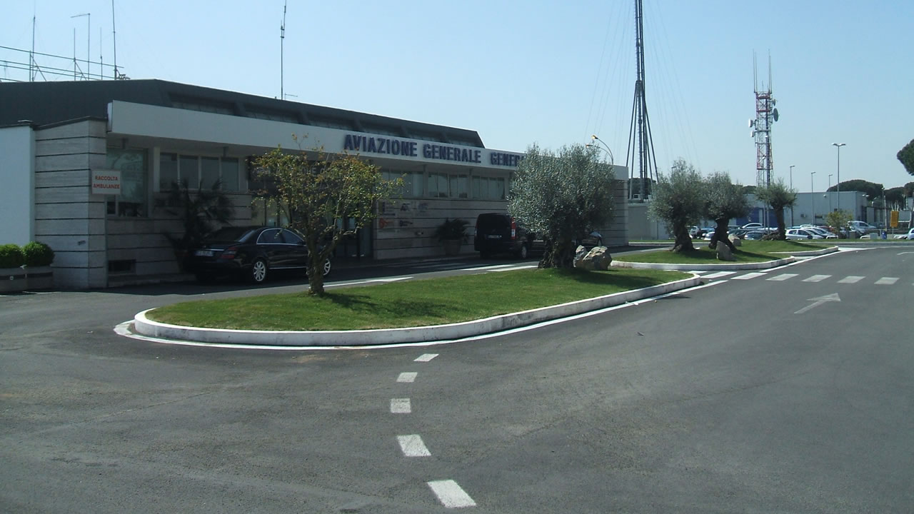 Terminal Aviazione Generale CIA ingresso lato città