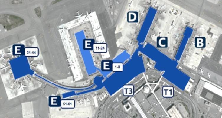 Ciampino airport map